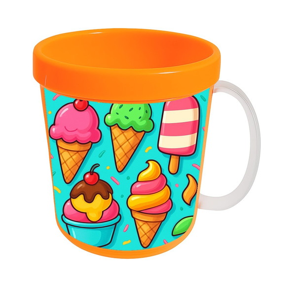 Caneca Acrílica Infantil Personalizada Sorvetes - Imagem 5