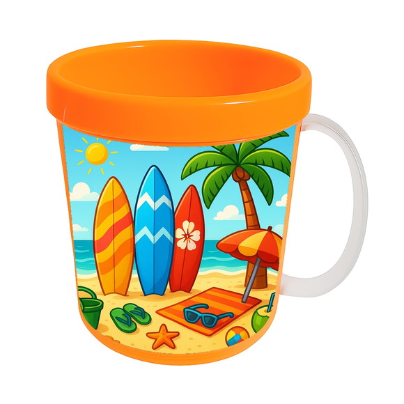 Caneca Acrílica Infantil Personalizada Surf - Imagem 5