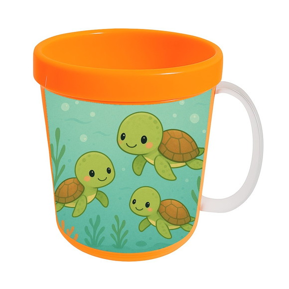 Caneca Acrílica Infantil Personalizada Tartaruguinhas - Imagem 5