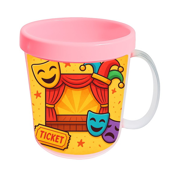 Caneca Acrílica Infantil Personalizada Teatro Infantil - Imagem 3