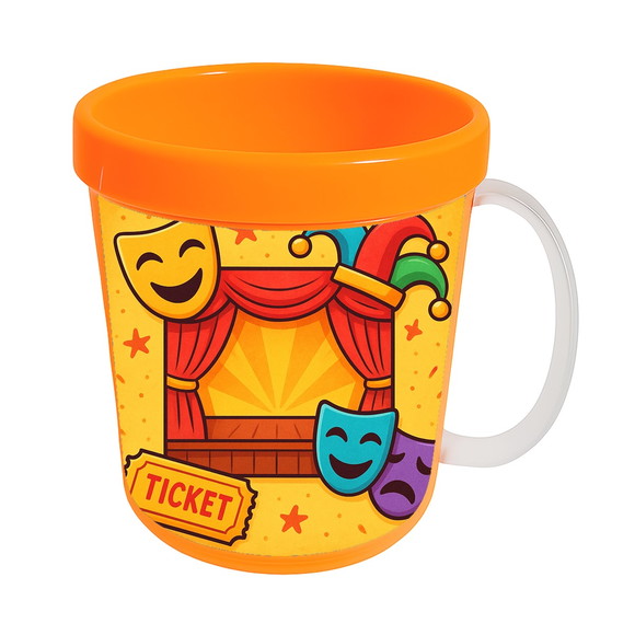 Caneca Acrílica Infantil Personalizada Teatro Infantil - Imagem 5