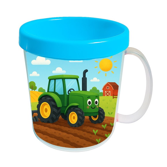 Caneca Acrílica Infantil Personalizada Trator - Imagem 2