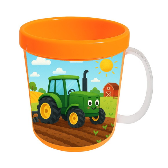 Caneca Acrílica Infantil Personalizada Trator - Imagem 5
