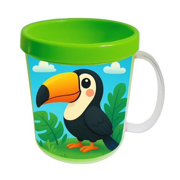 Caneca Acrílica Infantil Personalizada Tucano - Imagem 4