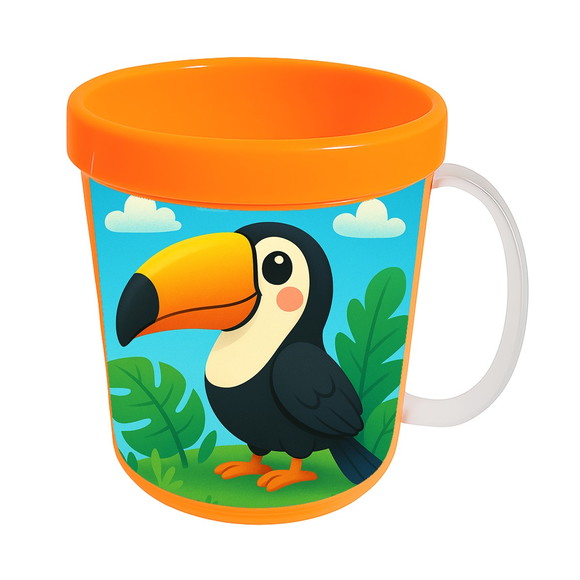 Caneca Acrílica Infantil Personalizada Tucano - Imagem 5