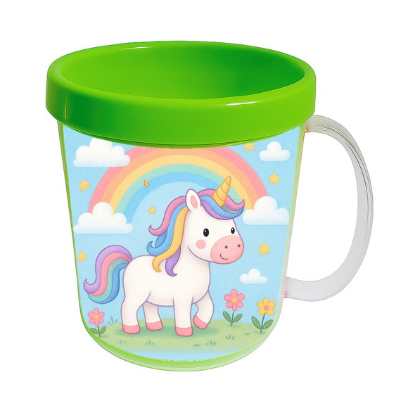 Caneca Acrílica Infantil Personalizada Unicórnio - Imagem 4