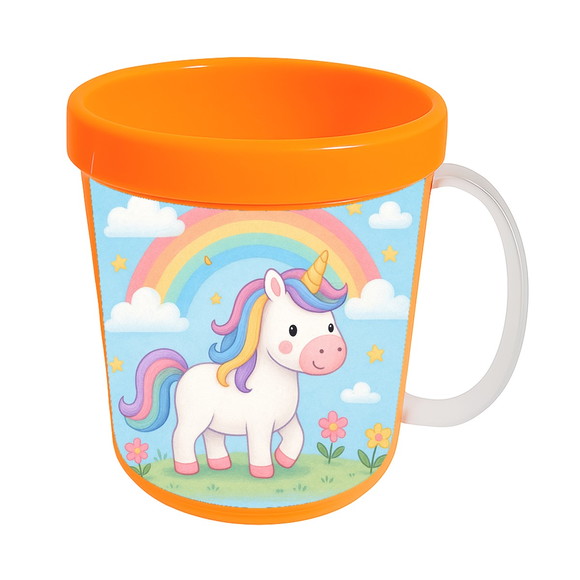 Caneca Acrílica Infantil Personalizada Unicórnio - Imagem 5