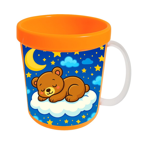 Caneca Acrílica Infantil Personalizada Ursinho Soninho - Imagem 5
