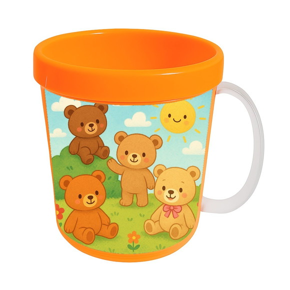 Caneca Acrílica Infantil Personalizada Ursinhos - Imagem 5