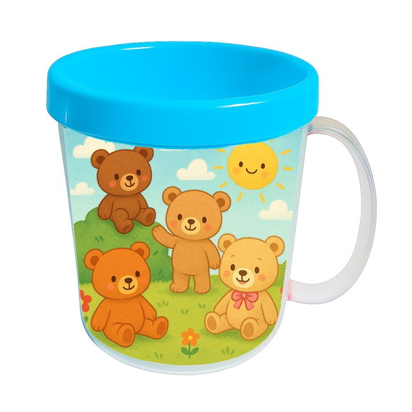 Caneca Acrílica Infantil Personalizada Ursinhos - Imagem 2