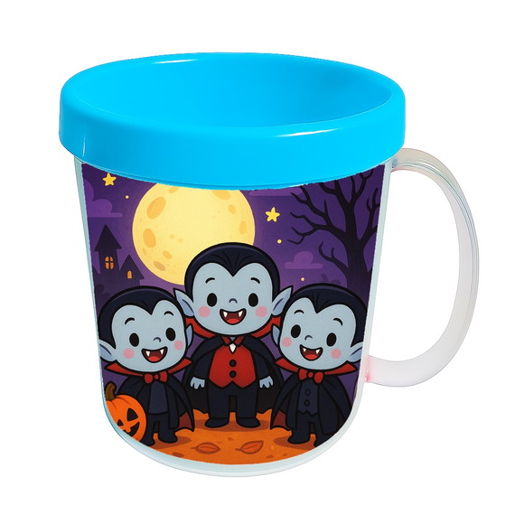 Caneca Acrílica Infantil Personalizada Vampirinhos Fofinhos - Imagem 2