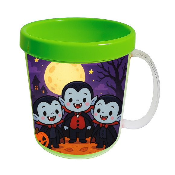 Caneca Acrílica Infantil Personalizada Vampirinhos Fofinhos - Imagem 4