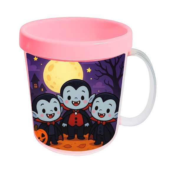 Caneca Acrílica Infantil Personalizada Vampirinhos Fofinhos - Imagem 3