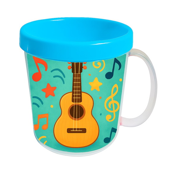 Caneca Acrílica Infantil Personalizada Violão - Imagem 2
