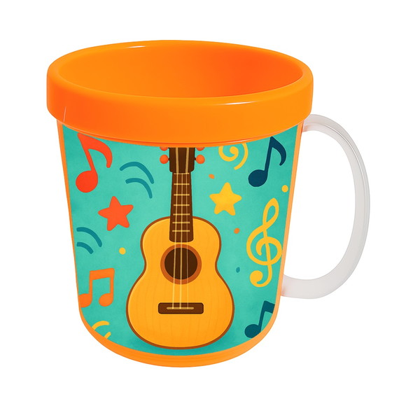 Caneca Acrílica Infantil Personalizada Violão - Imagem 4