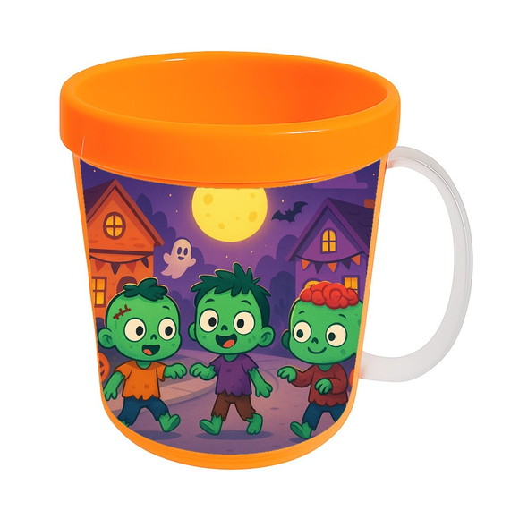 Caneca Acrílica Infantil Personalizada Zumbis Fofinhos - Imagem 5