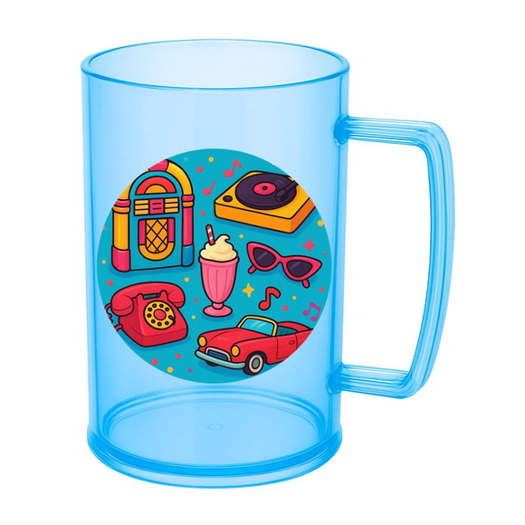 Caneca de Chopp Infantil Personalizada Anos 50 - Imagem 2