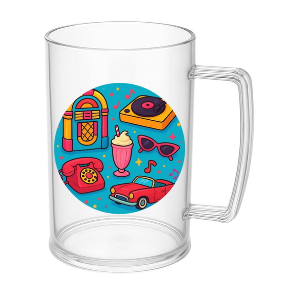 Caneca de Chopp Infantil Personalizada Anos 50 - Imagem 5