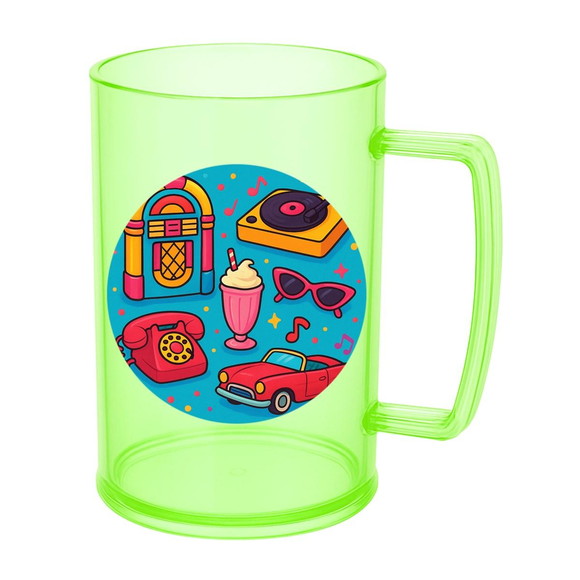 Caneca de Chopp Infantil Personalizada Anos 50 - Imagem 4