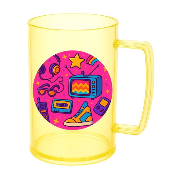 Caneca de Chopp Infantil Personalizada Anos 80