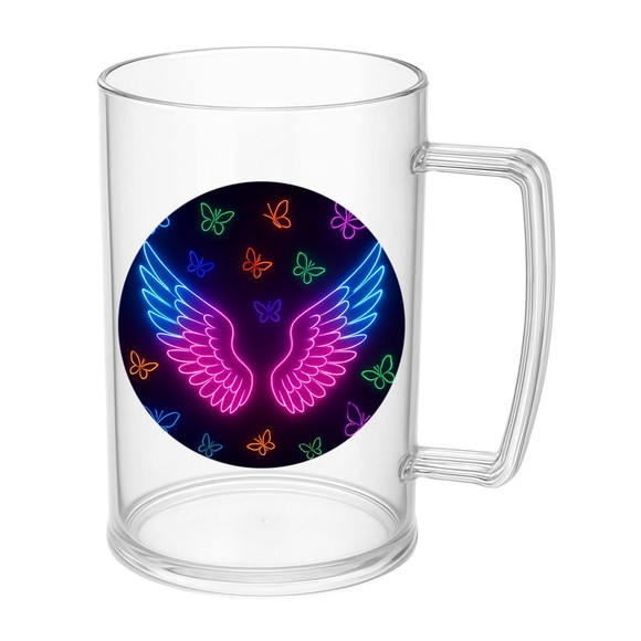 Caneca de Chopp Infantil Personalizada Asas Neon - Imagem 5