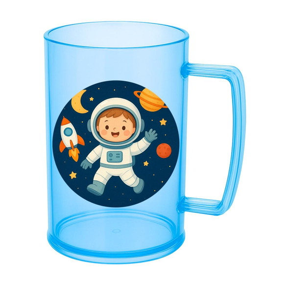 Caneca de Chopp Infantil Personalizada Astronauta - Imagem 2