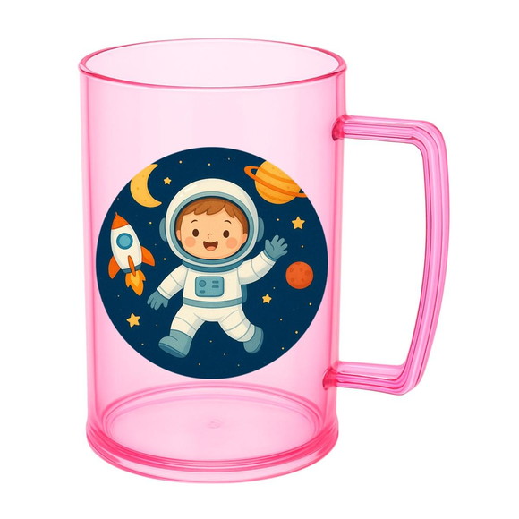 Caneca de Chopp Infantil Personalizada Astronauta - Imagem 3