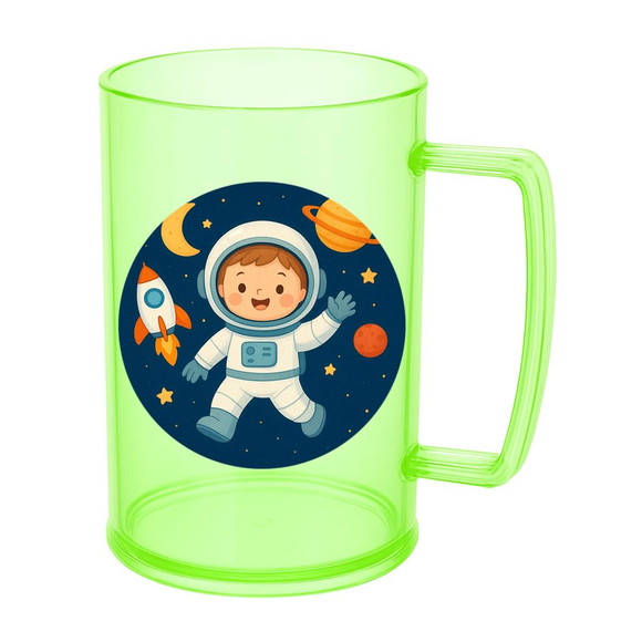 Caneca de Chopp Infantil Personalizada Astronauta - Imagem 4