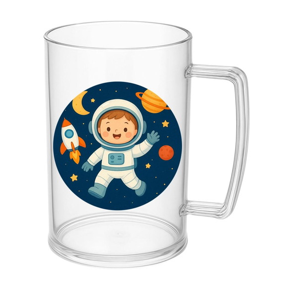 Caneca de Chopp Infantil Personalizada Astronauta - Imagem 5