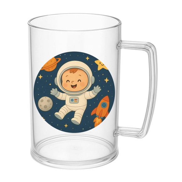 Caneca de Chopp Infantil Personalizada Astronauta Baby - Imagem 5