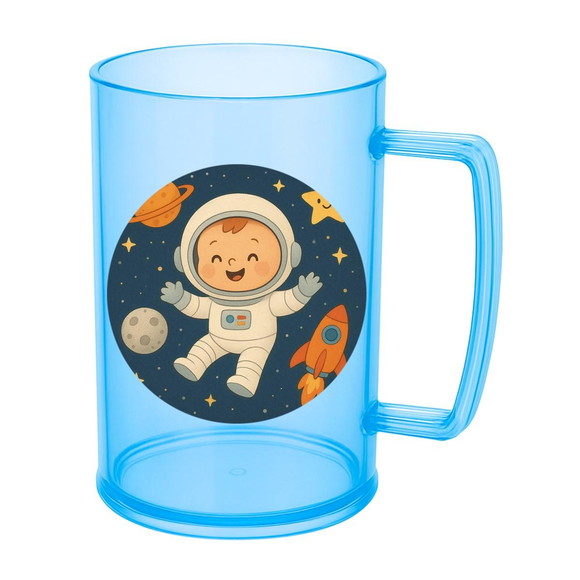 Caneca de Chopp Infantil Personalizada Astronauta Baby - Imagem 2