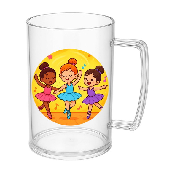 Caneca de Chopp Infantil Personalizada Balé - Imagem 5