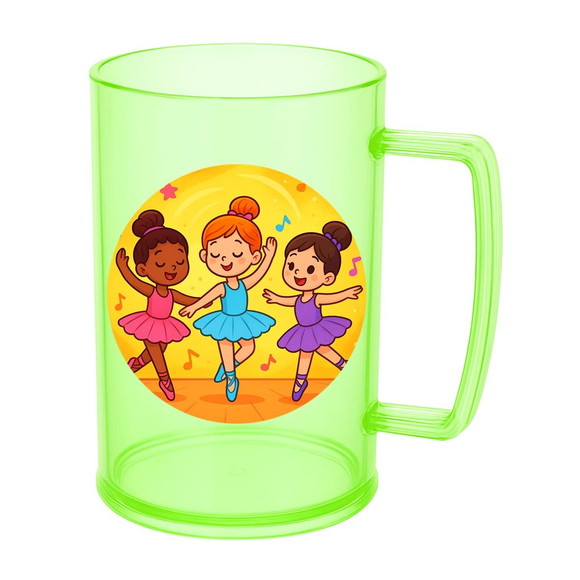 Caneca de Chopp Infantil Personalizada Balé - Imagem 4