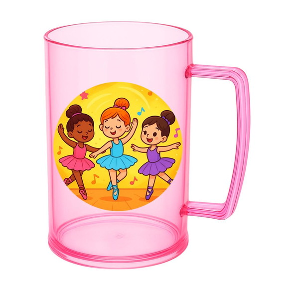 Caneca de Chopp Infantil Personalizada Balé - Imagem 3