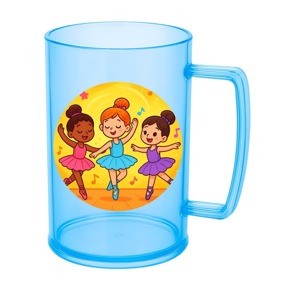 Caneca de Chopp Infantil Personalizada Balé - Imagem 2