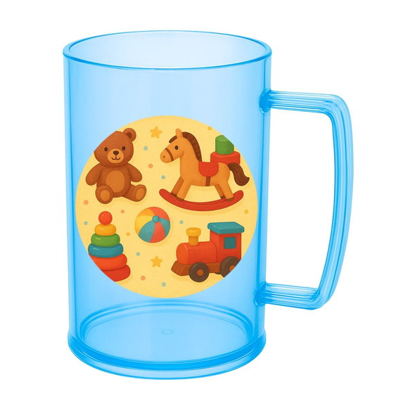 Caneca de Chopp Infantil Personalizada Brinquedos Clássicos - Imagem 2