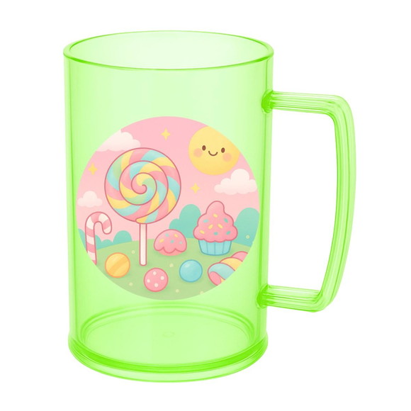 Caneca de Chopp Infantil Personalizada Candy Color - Imagem 4