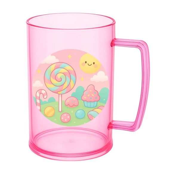 Caneca de Chopp Infantil Personalizada Candy Color - Imagem 3
