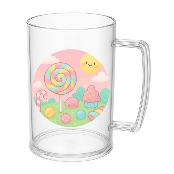 Caneca de Chopp Infantil Personalizada Candy Color - Imagem 5