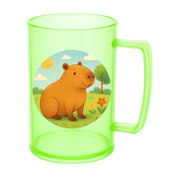 Caneca de Chopp Infantil Personalizada Capivara - Imagem 4