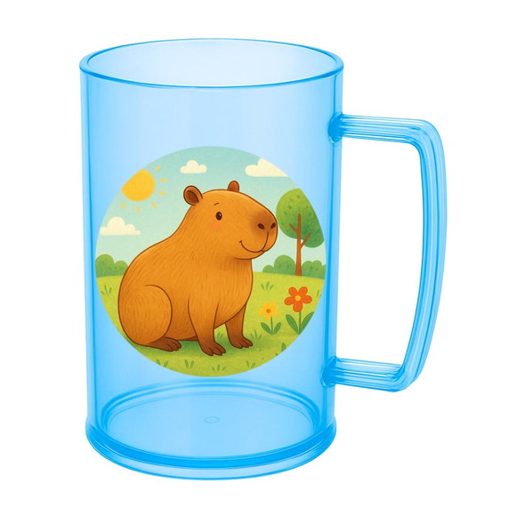 Caneca de Chopp Infantil Personalizada Capivara - Imagem 2