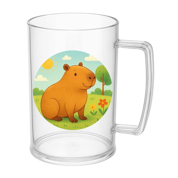 Caneca de Chopp Infantil Personalizada Capivara - Imagem 5