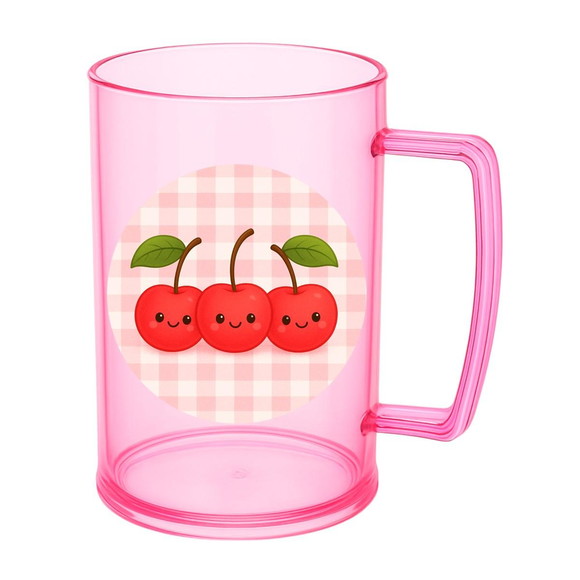 Caneca de Chopp Infantil Personalizada Cerejinha - Imagem 3
