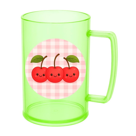 Caneca de Chopp Infantil Personalizada Cerejinha - Imagem 4