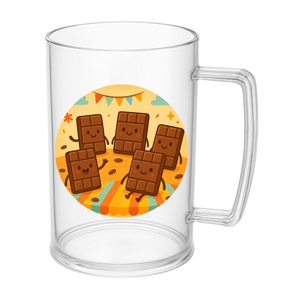 Caneca de Chopp Infantil Personalizada Chocolates - Imagem 5