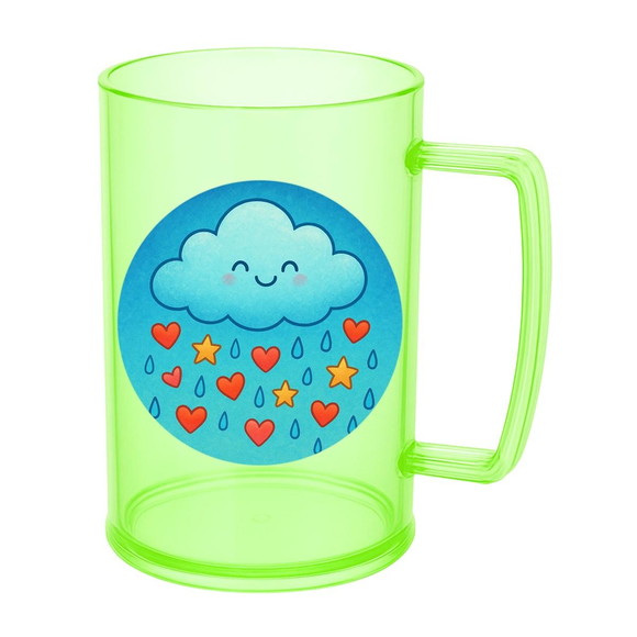 Caneca de Chopp Infantil Personalizada Chuva de Bênçãos - Imagem 4