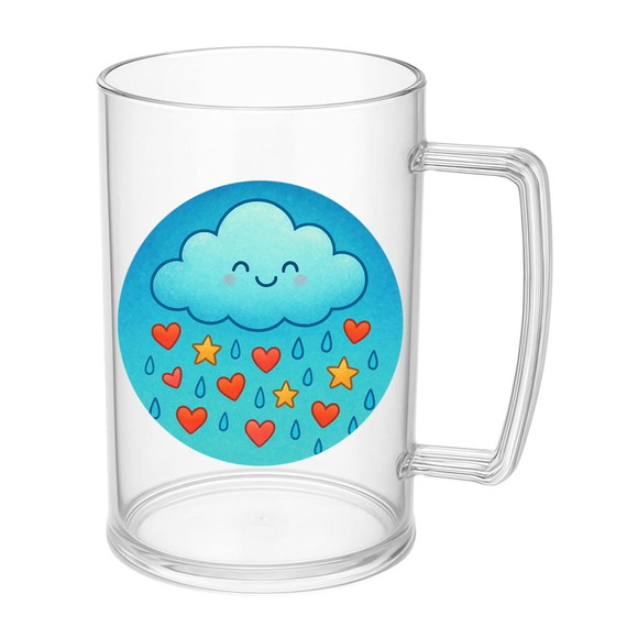 Caneca de Chopp Infantil Personalizada Chuva de Bênçãos - Imagem 5