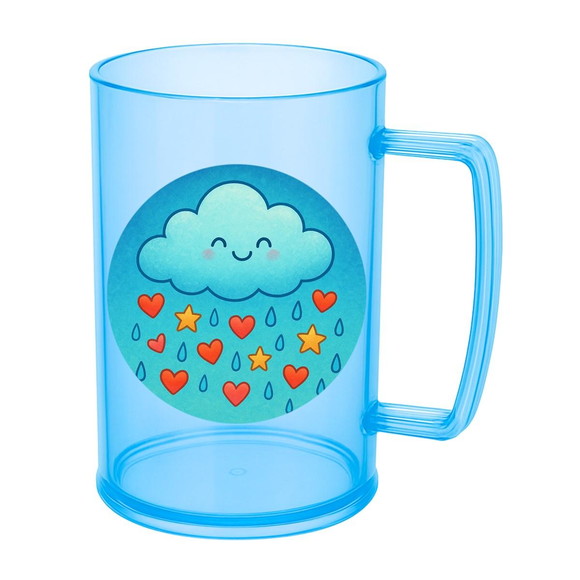 Caneca de Chopp Infantil Personalizada Chuva de Bênçãos - Imagem 2