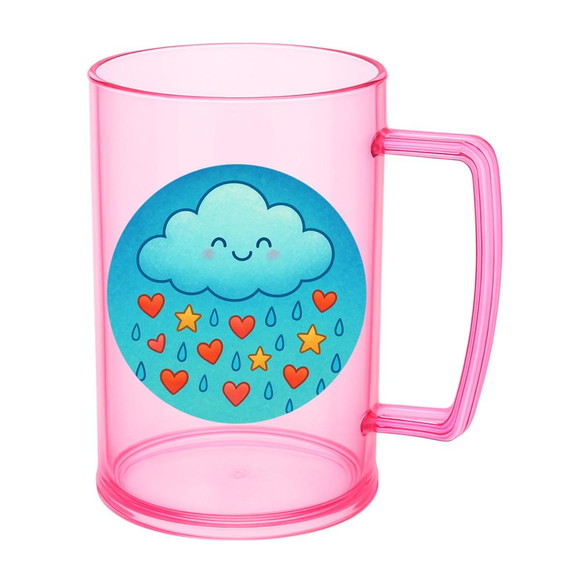 Caneca de Chopp Infantil Personalizada Chuva de Bênçãos - Imagem 3