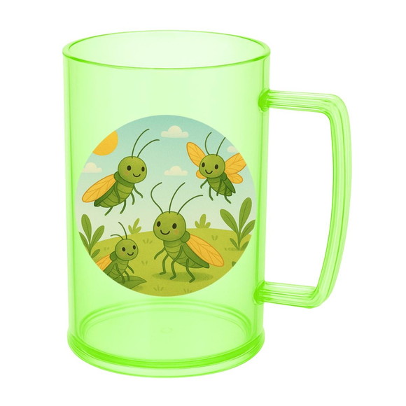 Caneca de Chopp Infantil Personalizada Cigarras - Imagem 4